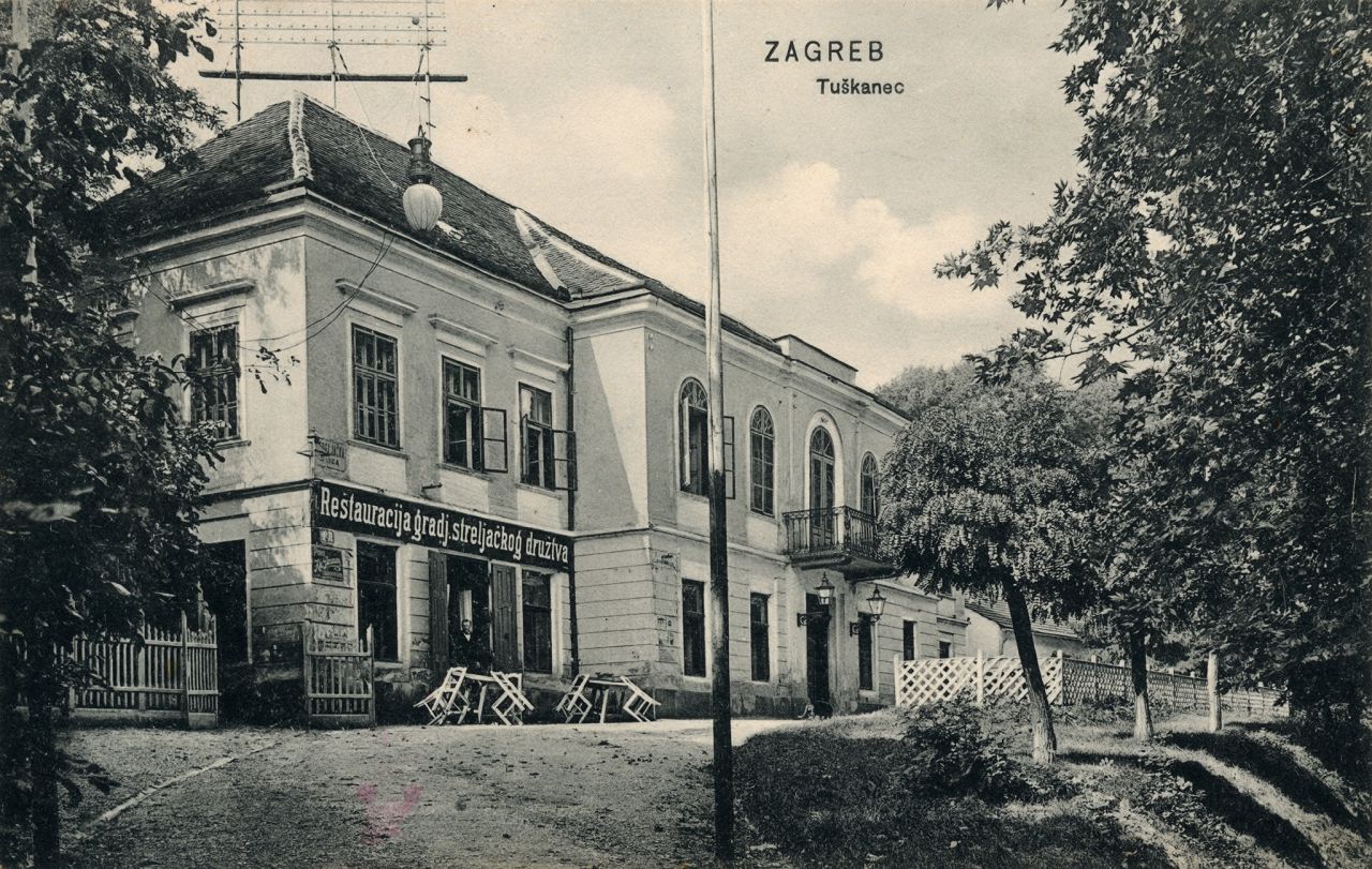 Gradska streljana (kasnije kino Sloboda), Tuškanac, 1912. godina